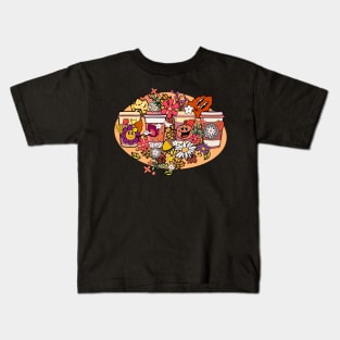 Fall Coffee to go Kids T-Shirt